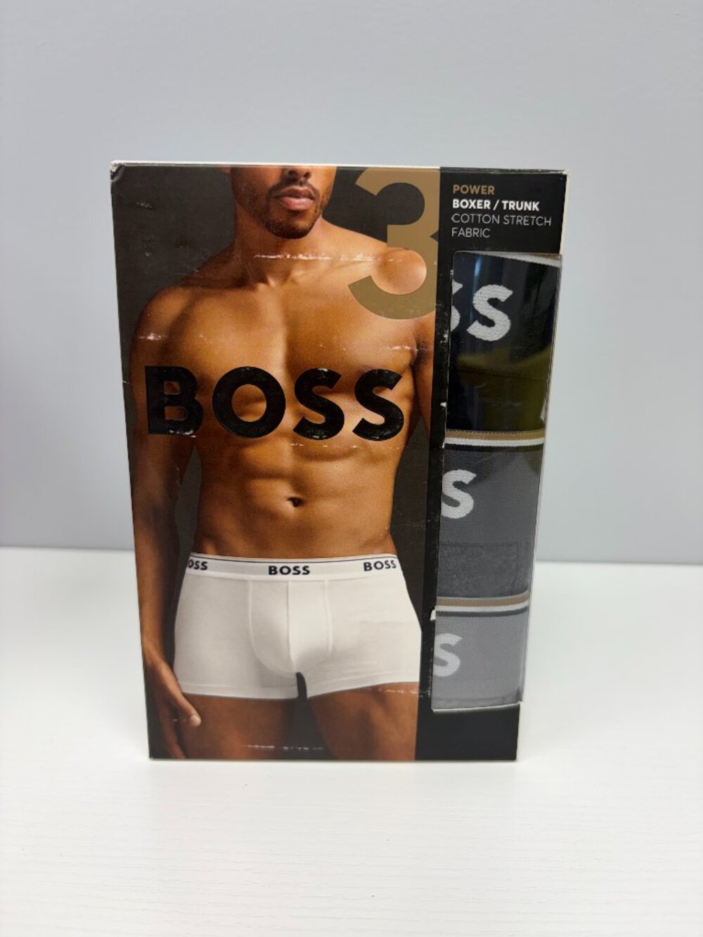 BOSS Men’s 3-Pack Stretch-Cotton Trunks